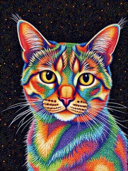 pointillism art styl...