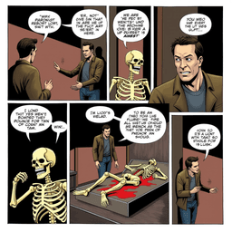 comic book art of A ...