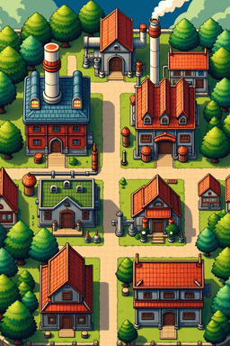2D game maps, indust...