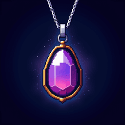 A mystical amulet wi...