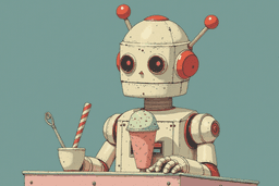 A nostalgic robot ic...
